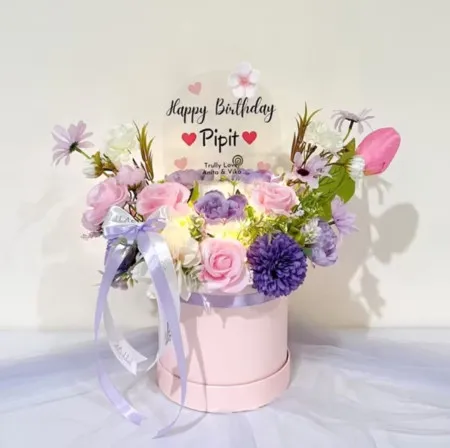 Bloom Box Akrilik Ucapan Ulang Tahun Ciracas